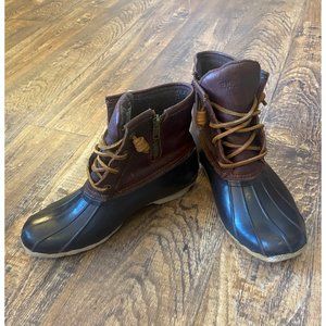 Sperry Saltwater Leather Duck Boots